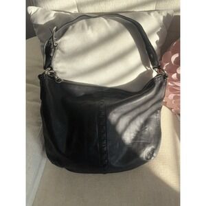 Vintage Coach 4160 Soho Hobo Bag Black Leather Shoulder